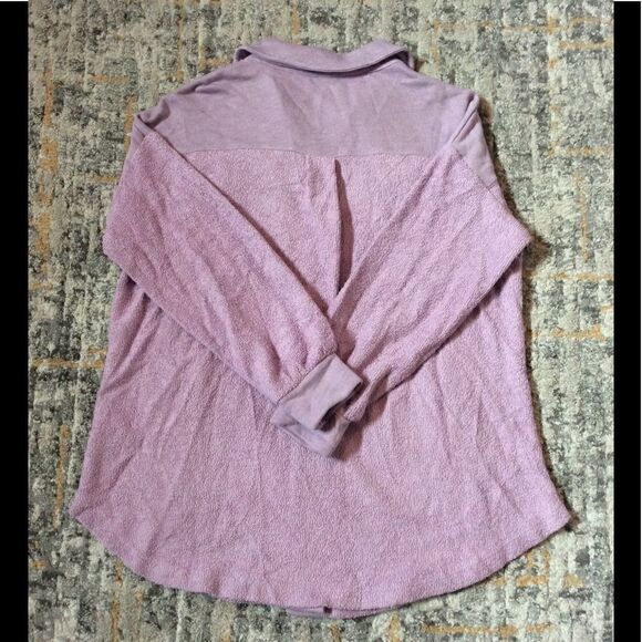 SOFT SURROUNDINGS TERRY KNIT SHACKET/SHIRT! NWT! M - Picture 7 of 8